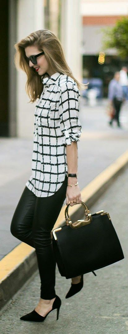 outfit negro camisa