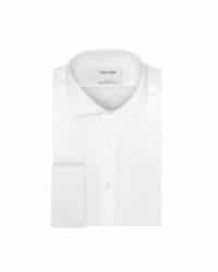 camisa blanca para hombre slim fit de vestir