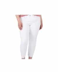 Jeans blancos cintura media