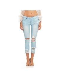 comprar jeans rotos y desgarrados skinny mujer