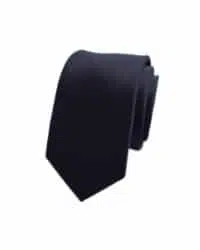 corbata negra lisa de 6 centimetros para hombre
