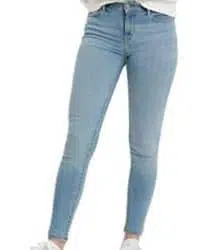 skinny jeans azules entubados