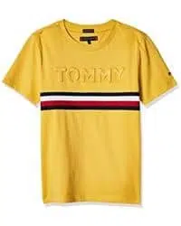 Camiseta amarilla con estampado de Tommy Hilfiger 