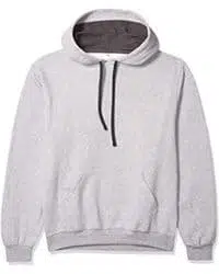 Sudadera gris basica con hoodie