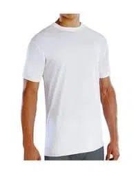 camiseta blanca cuello redondo 