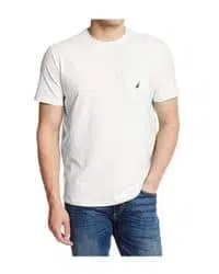 camiseta blanca manga corta 