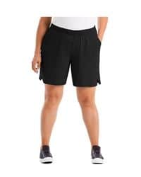 shorts negros de algodon 