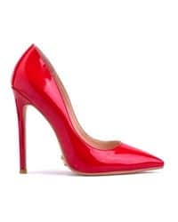 Zapatos de tacón altos rojos