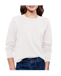 Suéter blanco de punto suave